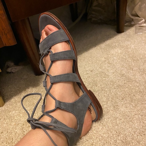 Blue Vince Camuto Lace-Up Sandal - Picture 4 of 6
